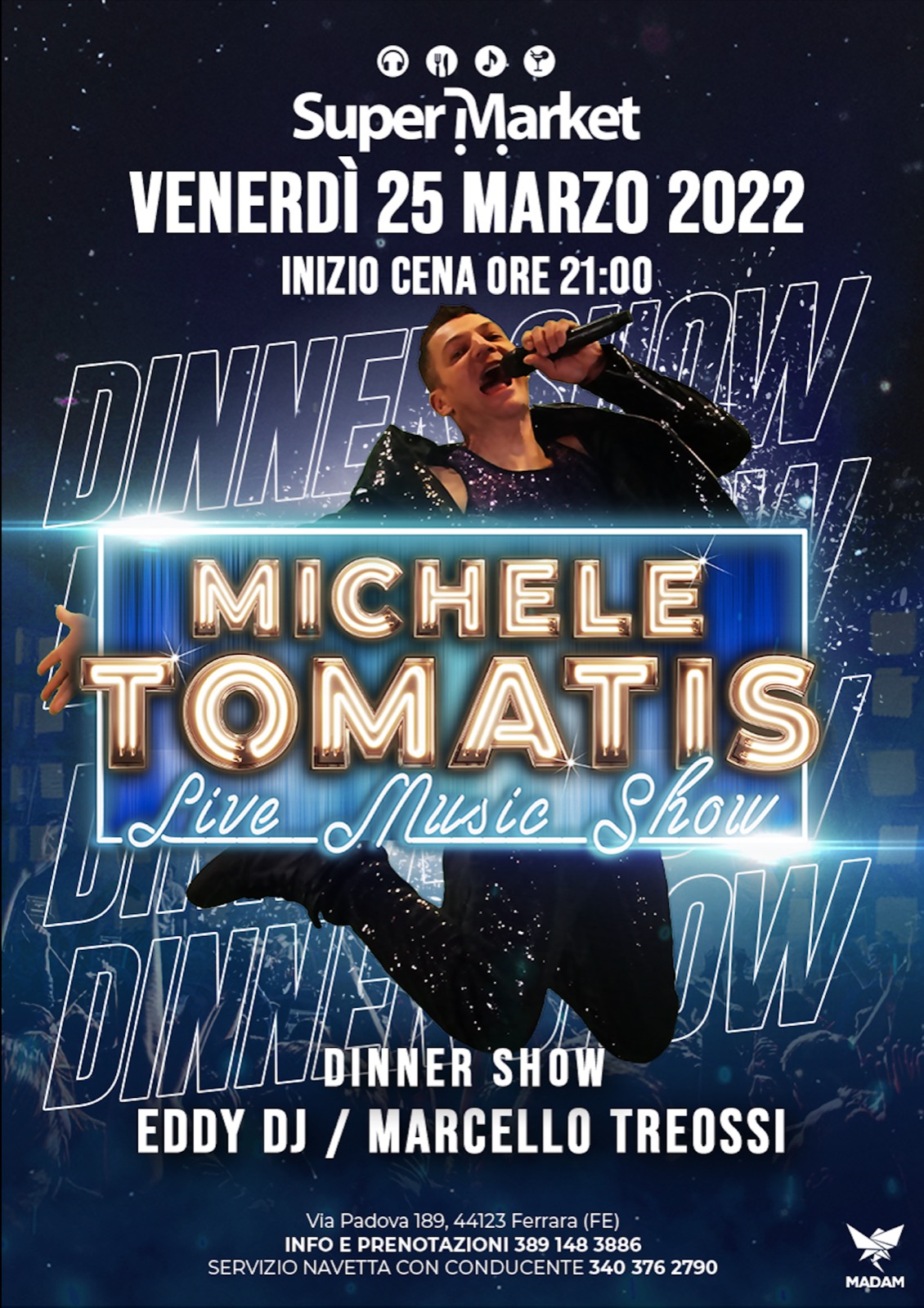 SuperMarket venerdì 25 marzo 2022 – Michele Tomatis