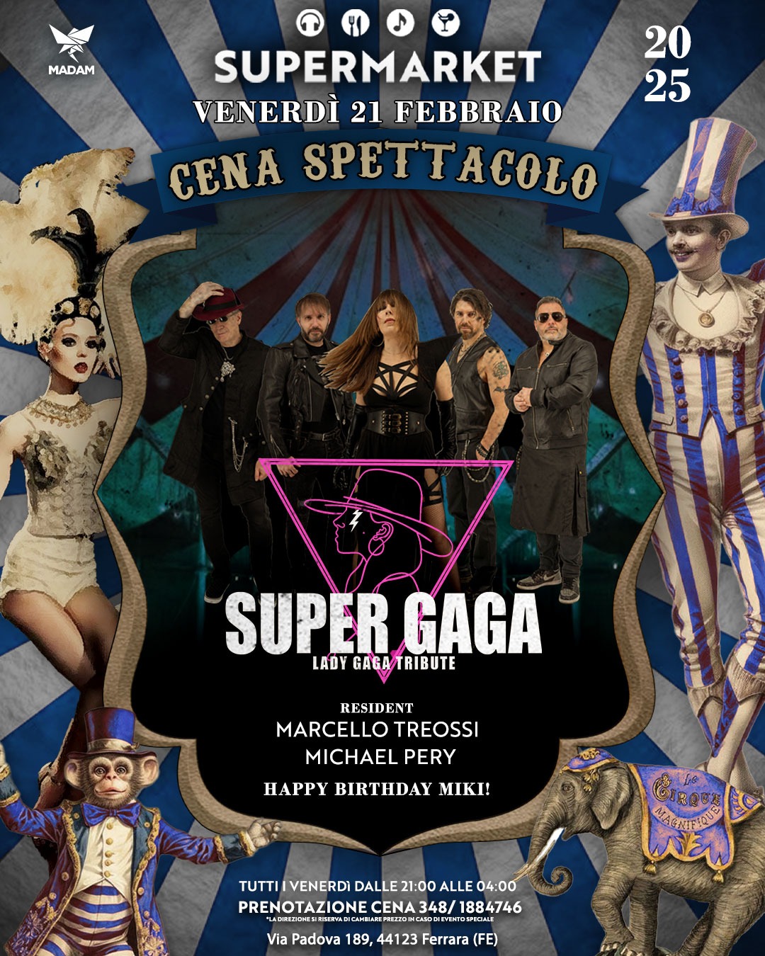 SuperGaga venerdì 21 febbraio 2025 SuperMarket