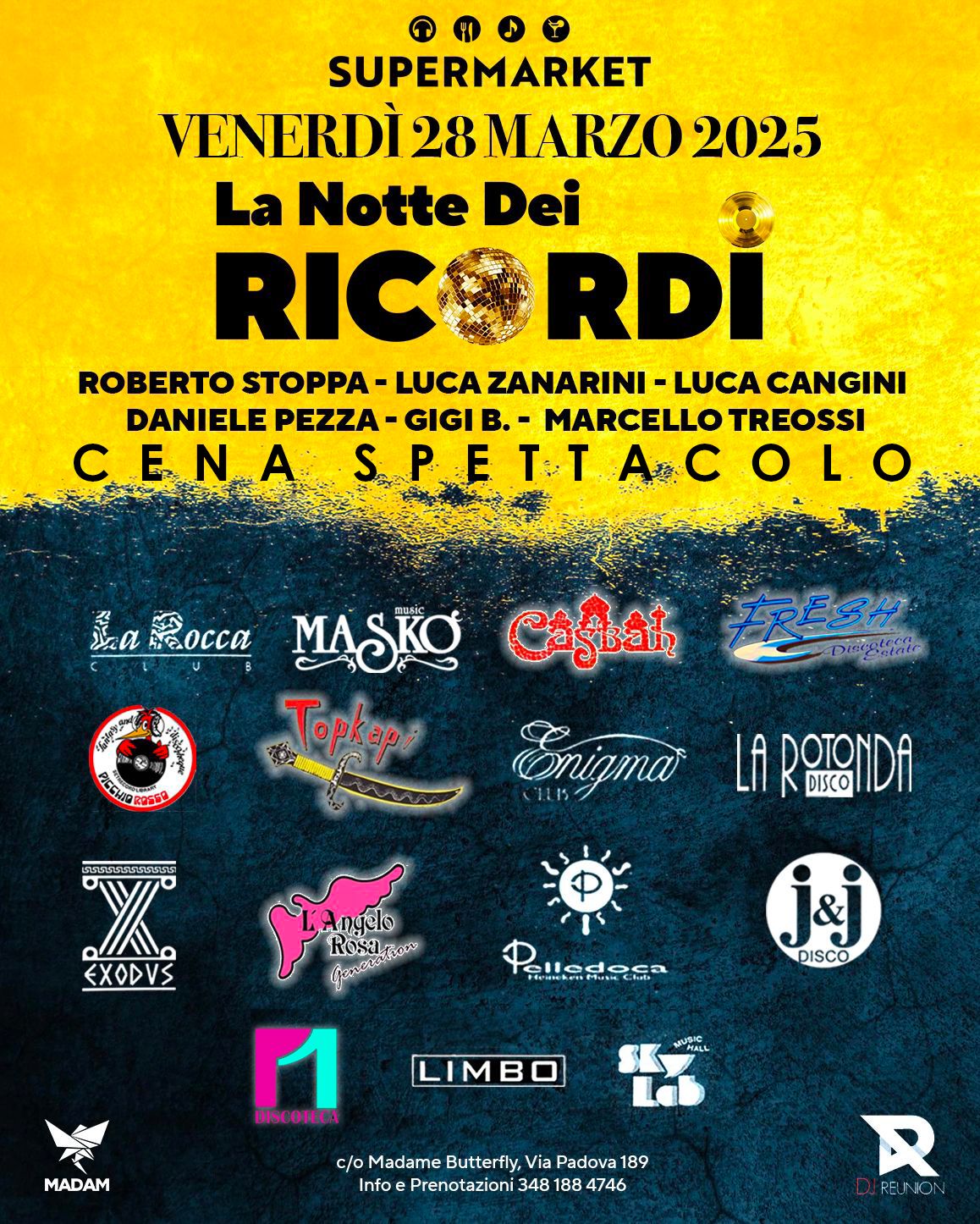 Locandina Notte dei Ricordi